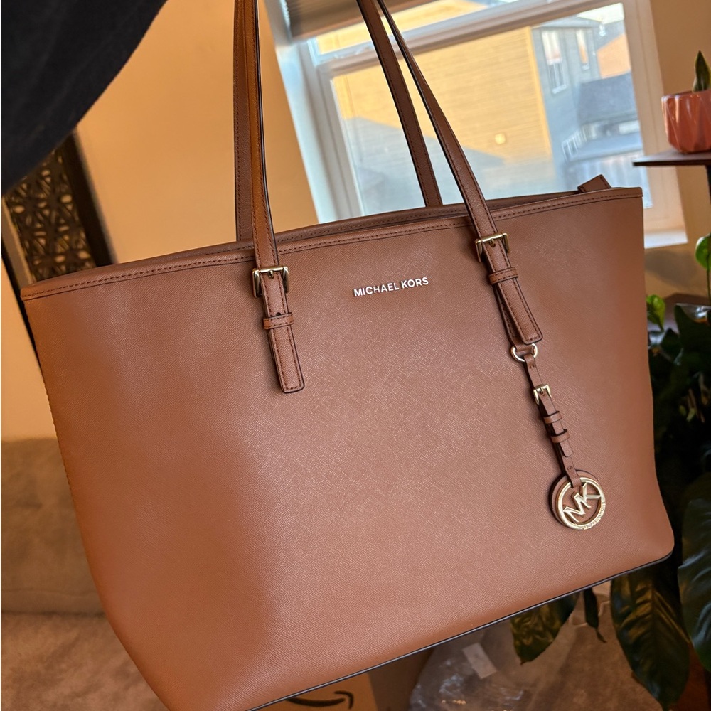 Michael Kors Tan Leather Tote